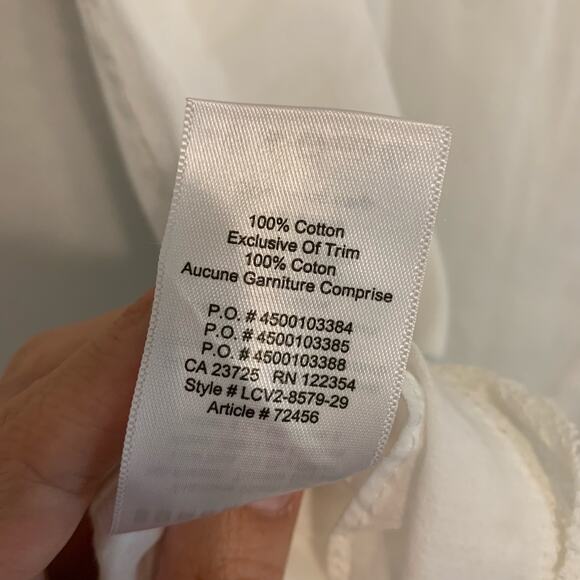 Anthropologie Sunday Best White Flutter Sleeve Shift Mini Dress - Picture 8 of 9